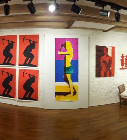 Exposition Fabriquer l'Image d'Antonio Ballester Les Ventes à la galerie la corbata rosa