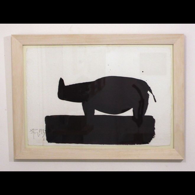 Rhino N°1 - oeuvre encadrée