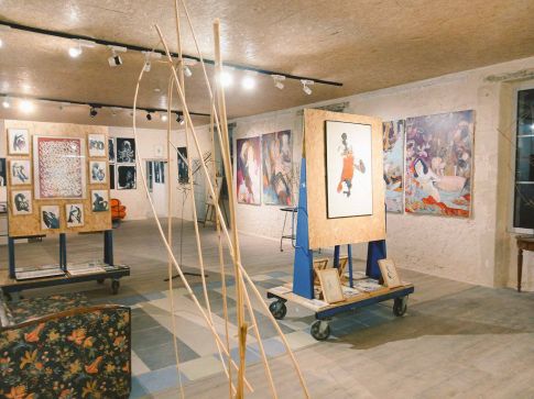 Salle n&deg;2 - galerie la corbata rosa, site de l'ancienne laiterie de Massai