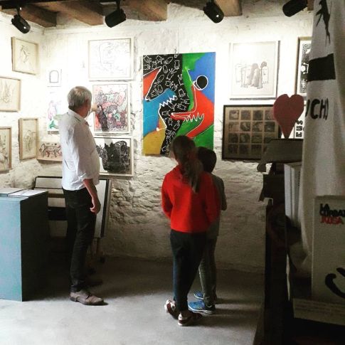 Bruno Antony en m&eacute;diation &agrave; la galerie la corbata rosa