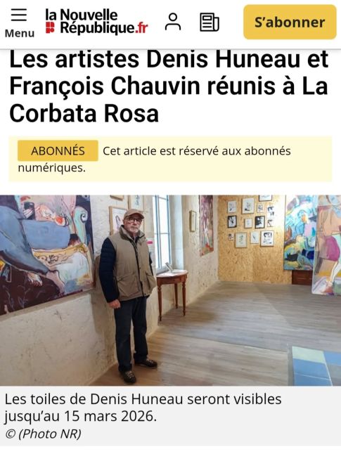 Denis Huneau & François Chauvin exposent à la corbata rosa Denis Huneau & François Chauvin exposent à la corbata rosa