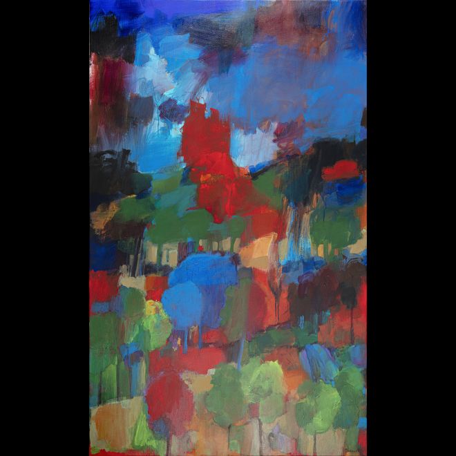 Véronique Chenu, Arbres bleus en Pays Cathare