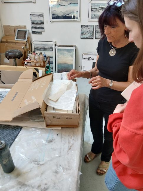 Anne Morea... &agrave; l'atelier