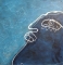 Perceptions bleues sur fil de regards